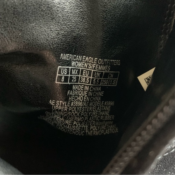 Americans Eagle Outfitters Black Velvet Ankle Booties Ladies Size 8 - Picture 8 of 8